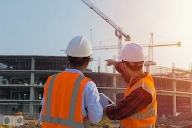 Construction site of Ascendas luxury property developer in Dubai